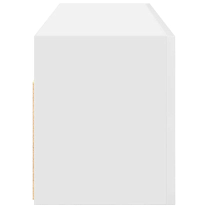 Bathroom Wall Cabinet White 100x25x30 cm Engineered Wood