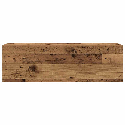 Bathroom Wall Cabinet Old Wood 100x25x30 cm Engineered Wood
