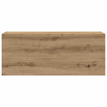Bathroom Wall Cabinet Artisan Oak 100x25x40 cm Engineered Wood
