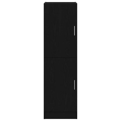 Kitchen Cabinet Black 38x41.5x131.5 cm Engineered Wood