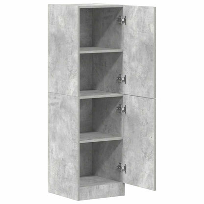 Kitchen Cabinet Concrete Grey 38x41.5x131.5 cm Engineered Wood