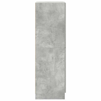 Kitchen Cabinet Concrete Grey 38x41.5x131.5 cm Engineered Wood