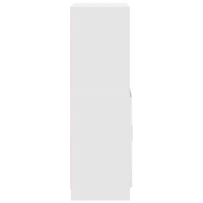 Kitchen Cabinet White 57x41.5x131.5 cm Engineered Wood