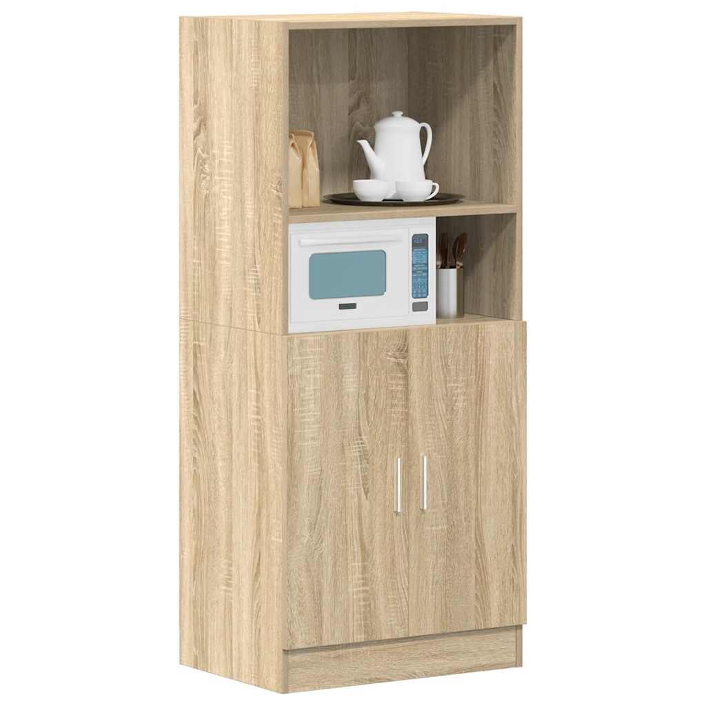 Kitchen Cabinet Sonoma Oak 57x41.5x131.5 cm Engineered Wood