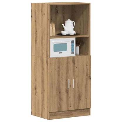Kitchen Cabinet Artisan Oak 57x41.5x131.5 cm Engineered Wood