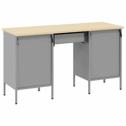 Work Cabinet with Drawer with Lock 3 pcs Black 150 x 55 x 85 cm