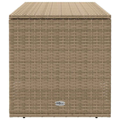 Outdoor Cushion Box Beige 100x55x55.5 cm Poly Rattan