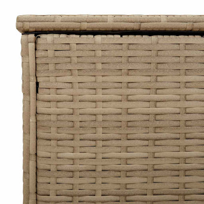 Outdoor Cushion Box Beige 100x55x55.5 cm Poly Rattan