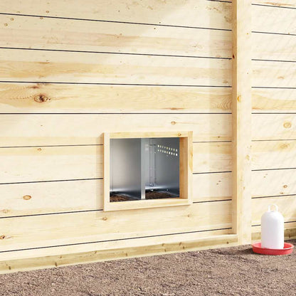 Chicken Nesting Box 2 Compartments with Legs Galvanised Steel