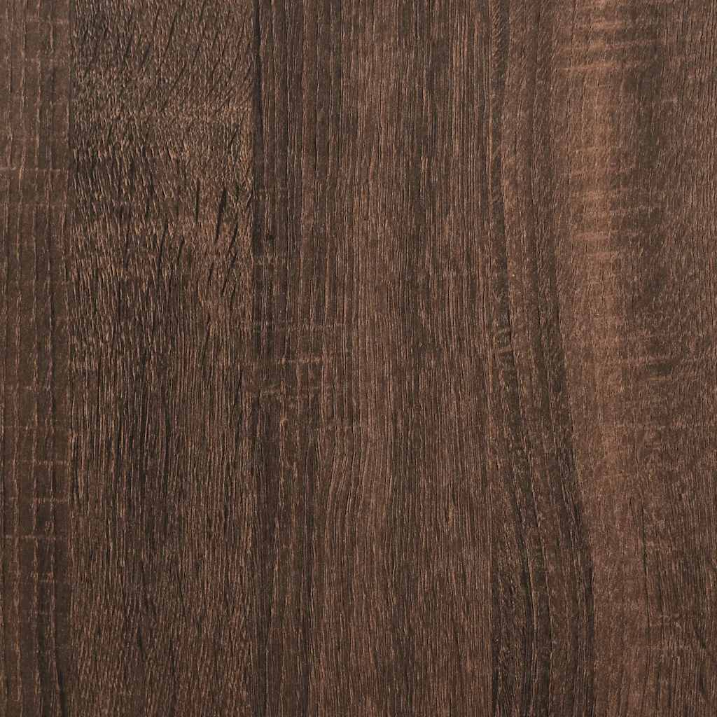 Reception Desk Brown Oak 55x50x103.5 cm Engineered Wood