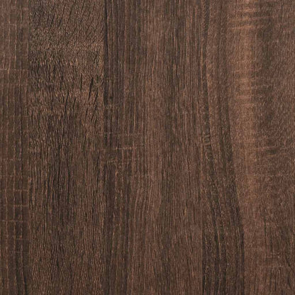 Reception Desk Brown Oak 55x50x103.5 cm Engineered Wood