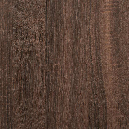 Reception Desk Brown Oak 100x50x103.5 cm Engineered Wood