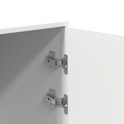 Storage Cabinet White 40x45x103.5 cm Engineered Wood