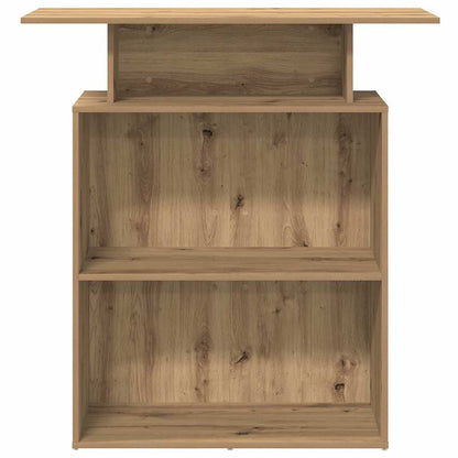 Reception Desk Artisan Oak 100x40x104 cm Engineered Wood