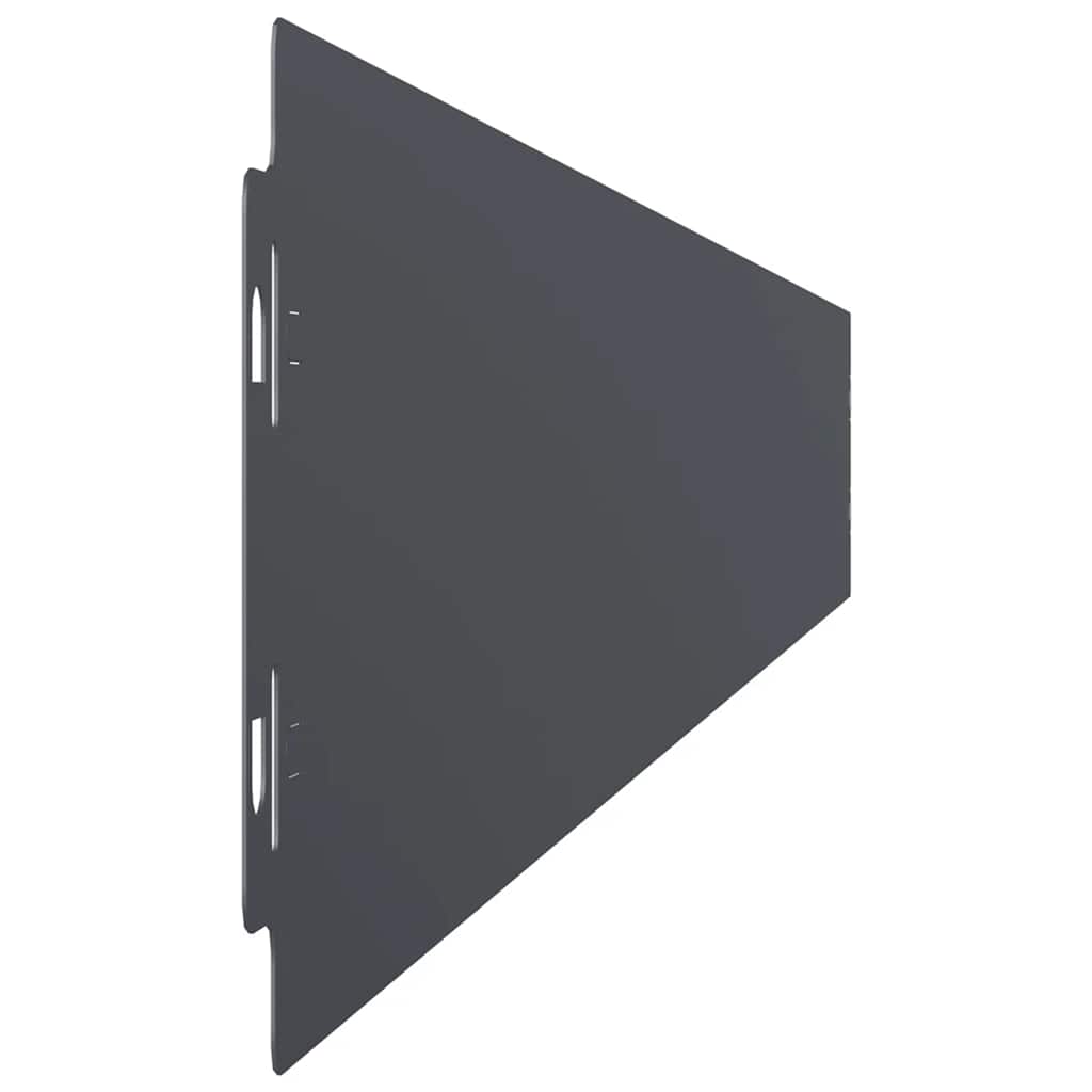 Lawn Edgings 10 pcs Anthracite 10x103 cm Cold-rolled Steel