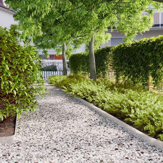 Lawn Edgings 10 pcs 10x103 cm Stainless Steel