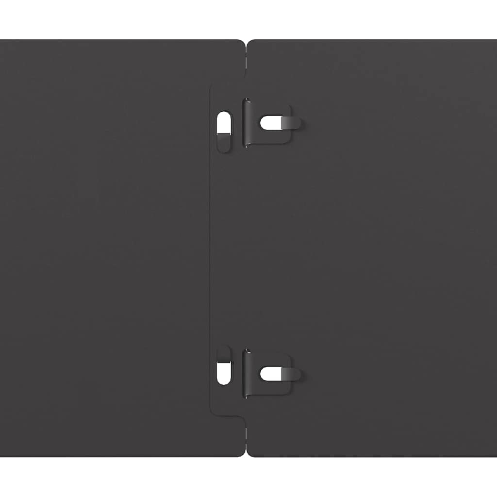 Lawn Edgings 50 pcs Black 15x103 cm Cold-rolled Steel