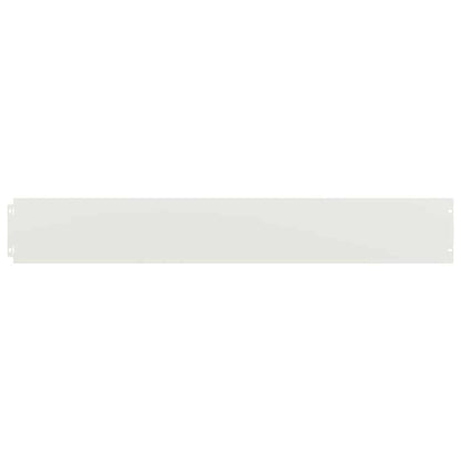 Lawn Edgings 50 pcs White 15x103 cm Cold-rolled Steel