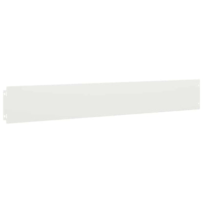 Lawn Edgings 50 pcs White 15x103 cm Cold-rolled Steel