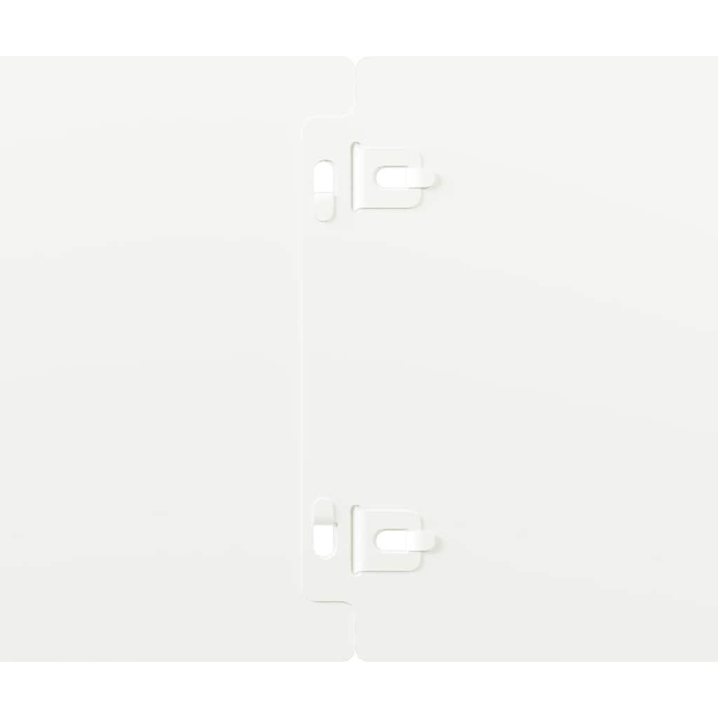 Lawn Edgings 50 pcs White 15x103 cm Cold-rolled Steel