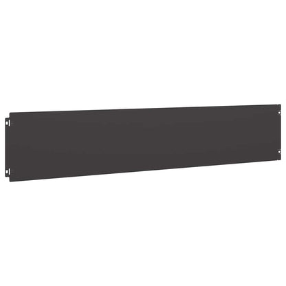 Lawn Edgings 10 pcs Black 20x103 cm Cold-rolled Steel