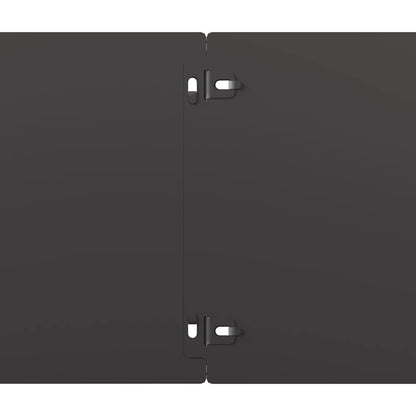 Lawn Edgings 10 pcs Black 20x103 cm Cold-rolled Steel