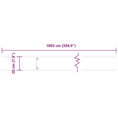 Lawn Edgings 10 pcs Black 20x103 cm Cold-rolled Steel