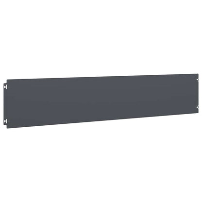 Lawn Edgings 10 pcs Anthracite 20x103 cm Cold-rolled Steel