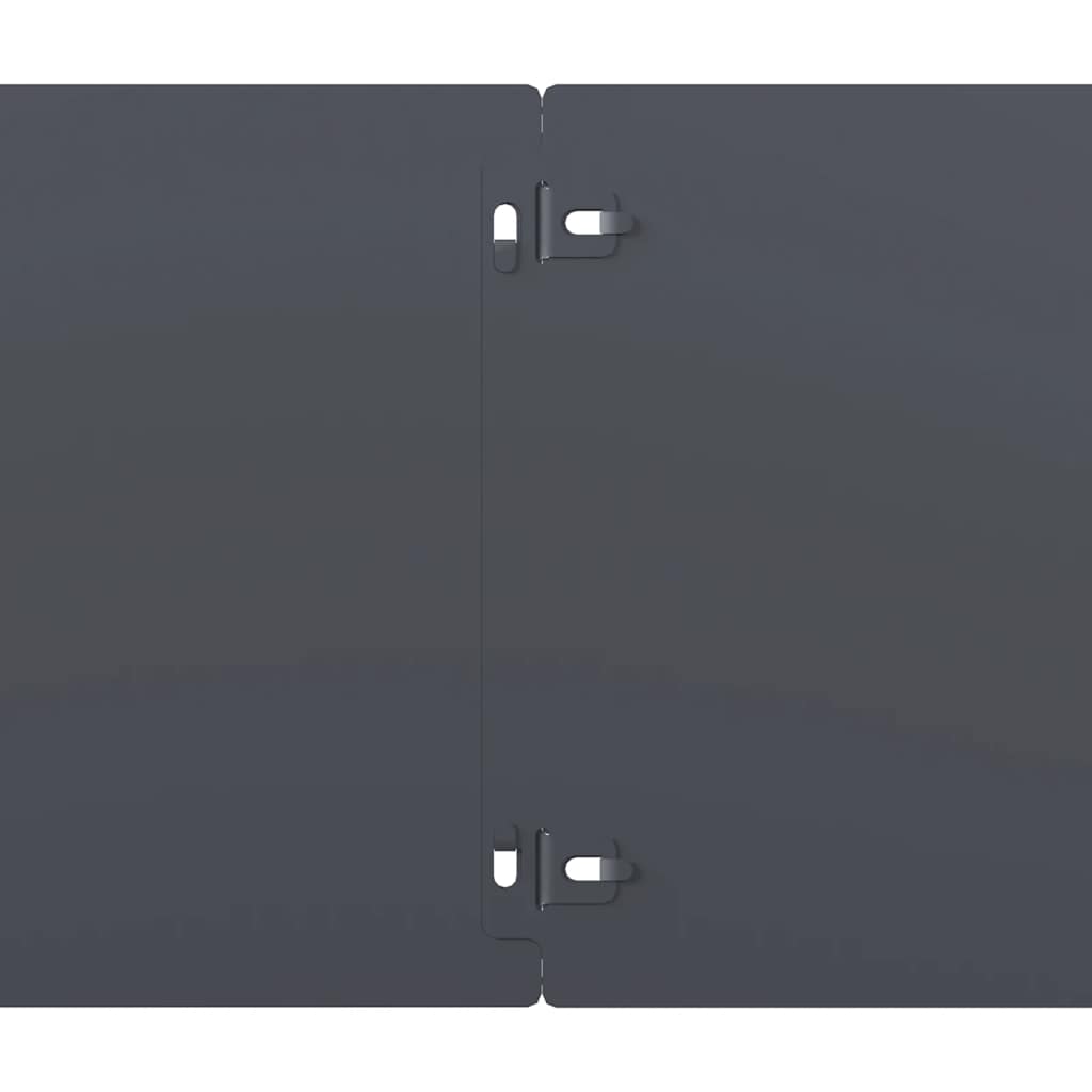 Lawn Edgings 10 pcs Anthracite 20x103 cm Cold-rolled Steel