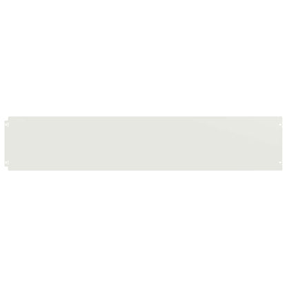 Lawn Edgings 30 pcs White 20x103 cm Cold-rolled Steel