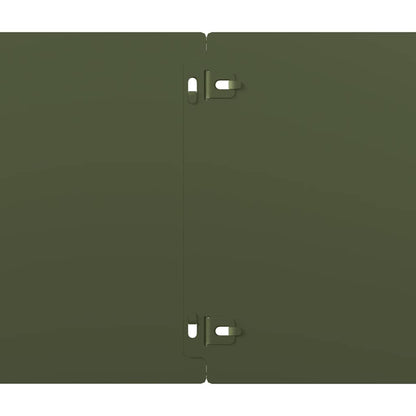 Lawn Edgings 30 pcs Olive Green 20x103 cm Cold-rolled Steel