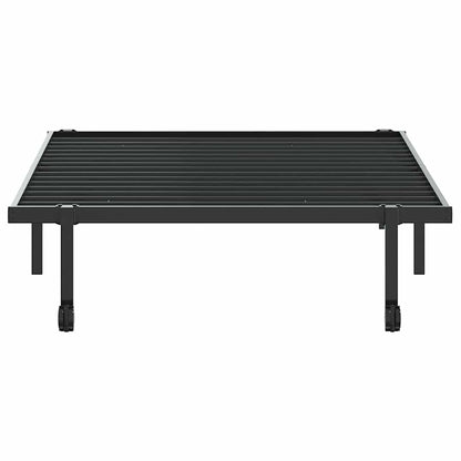 Bed Frame without Mattress Foldable Black 100x190 cm Steel
