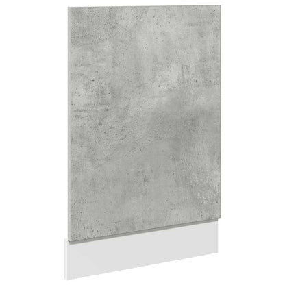 7 Piece Bathroom Furniture Set Lyon Concrete Grey Engineered Wood
