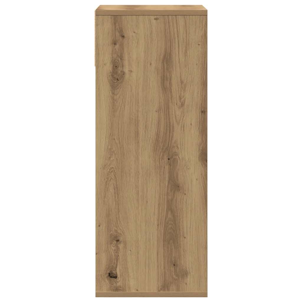 Book Cabinet Artisan Oak 34x31x80 cm Engineered Wood