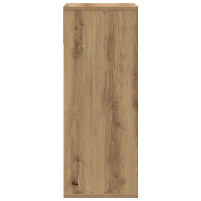 Book Cabinet Artisan Oak 34x31x80 cm Engineered Wood