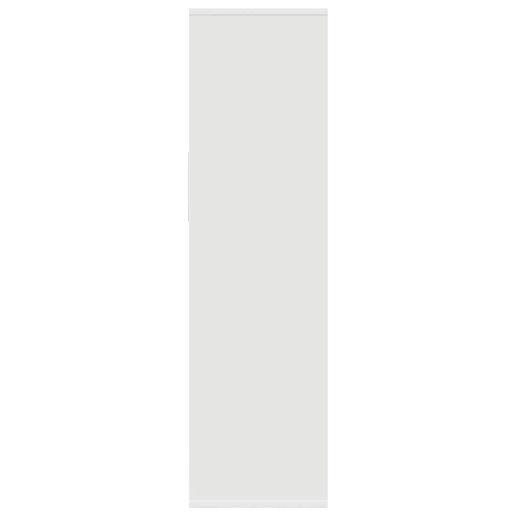Book Cabinet White 34x31x112 cm Engineered Wood