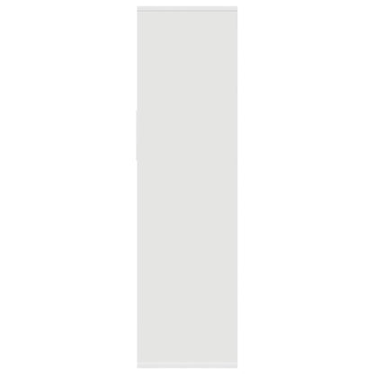 Book Cabinet White 34x31x112 cm Engineered Wood