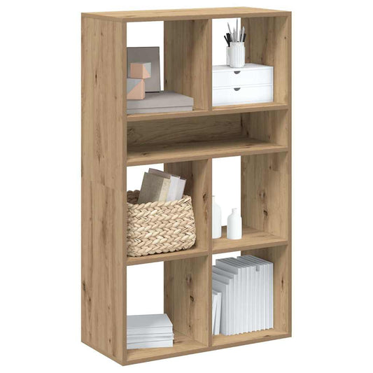 Book Cabinet Artisan Oak 66x31x112 cm Engineered Wood
