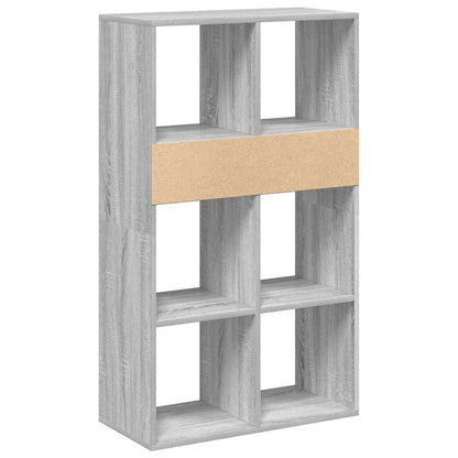 Book Cabinet Grey Sonoma 66x31x112 cm Engineered Wood