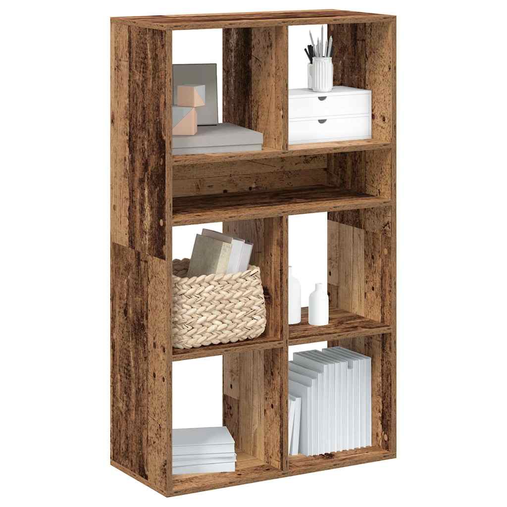 Book Cabinet Old Wood 66x31x112 cm Engineered Wood