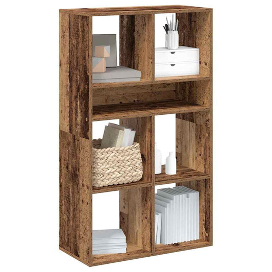 Book Cabinet Old Wood 66x31x112 cm Engineered Wood