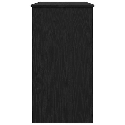 Desk Black 80x40x75 cm Engineered Wood