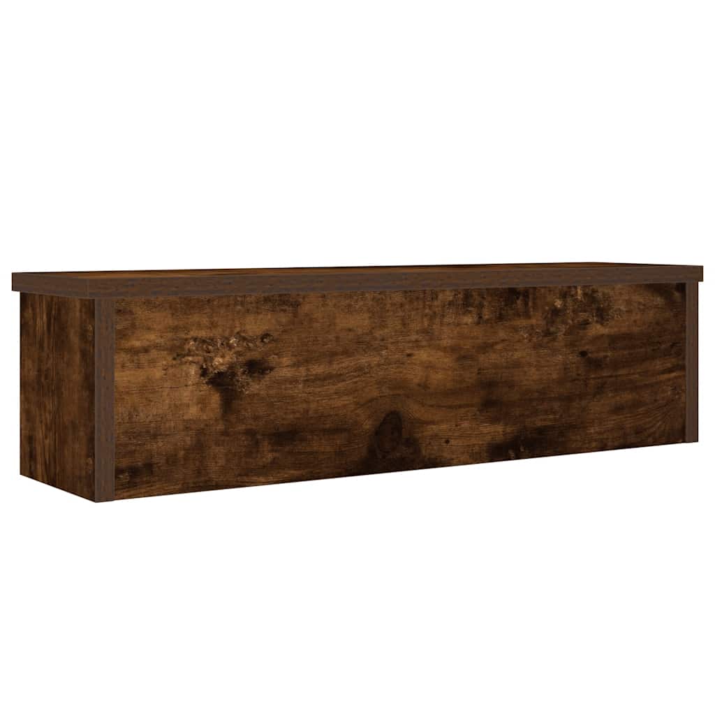 Kitchen Rack Stackable Smoked Oak 50x15x16 cm Engineered Wood