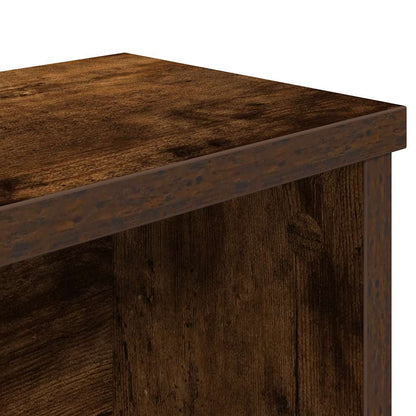 Kitchen Rack Stackable Smoked Oak 50x15x16 cm Engineered Wood
