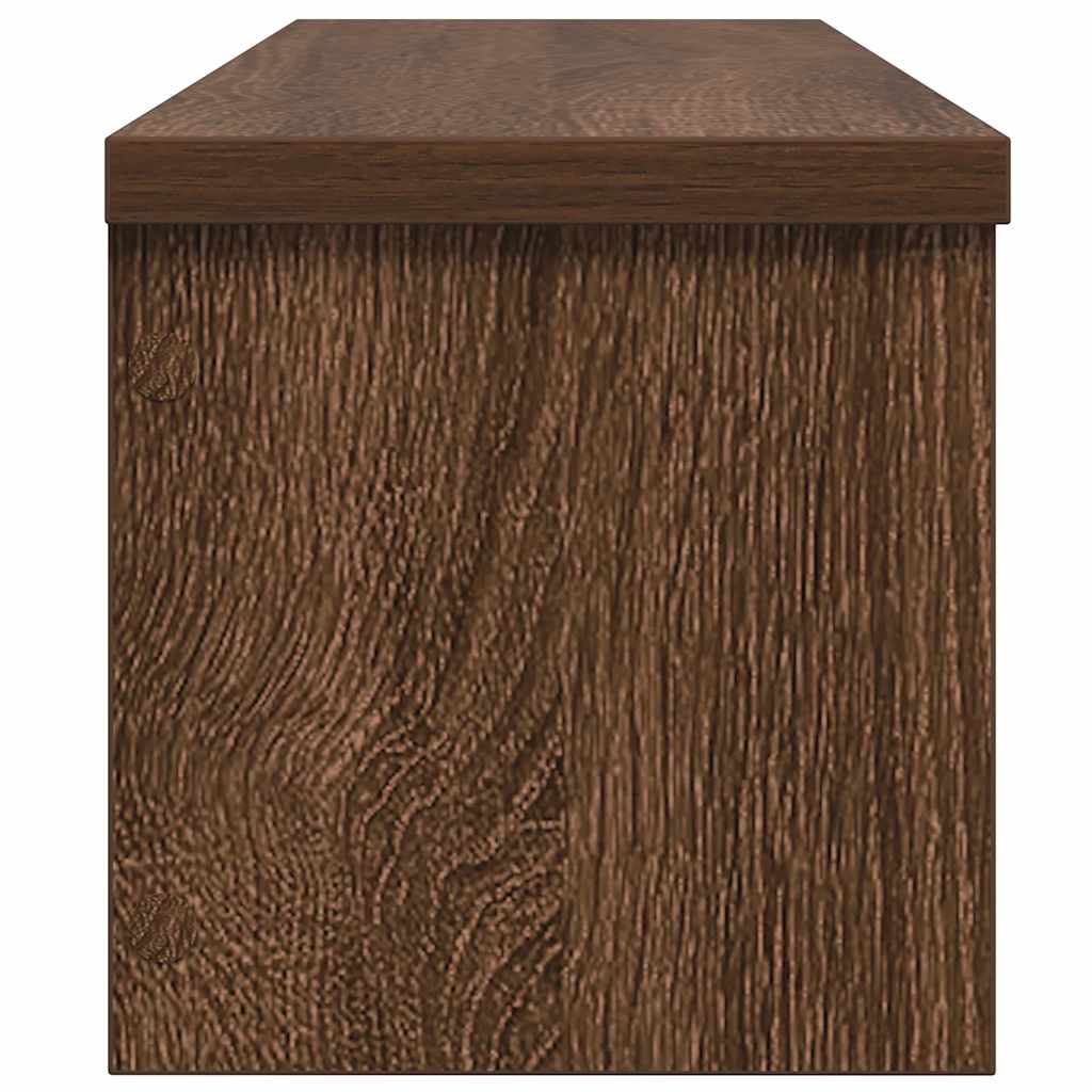 Kitchen Rack Stackable Brown Oak 60x15x16 cm Engineered Wood