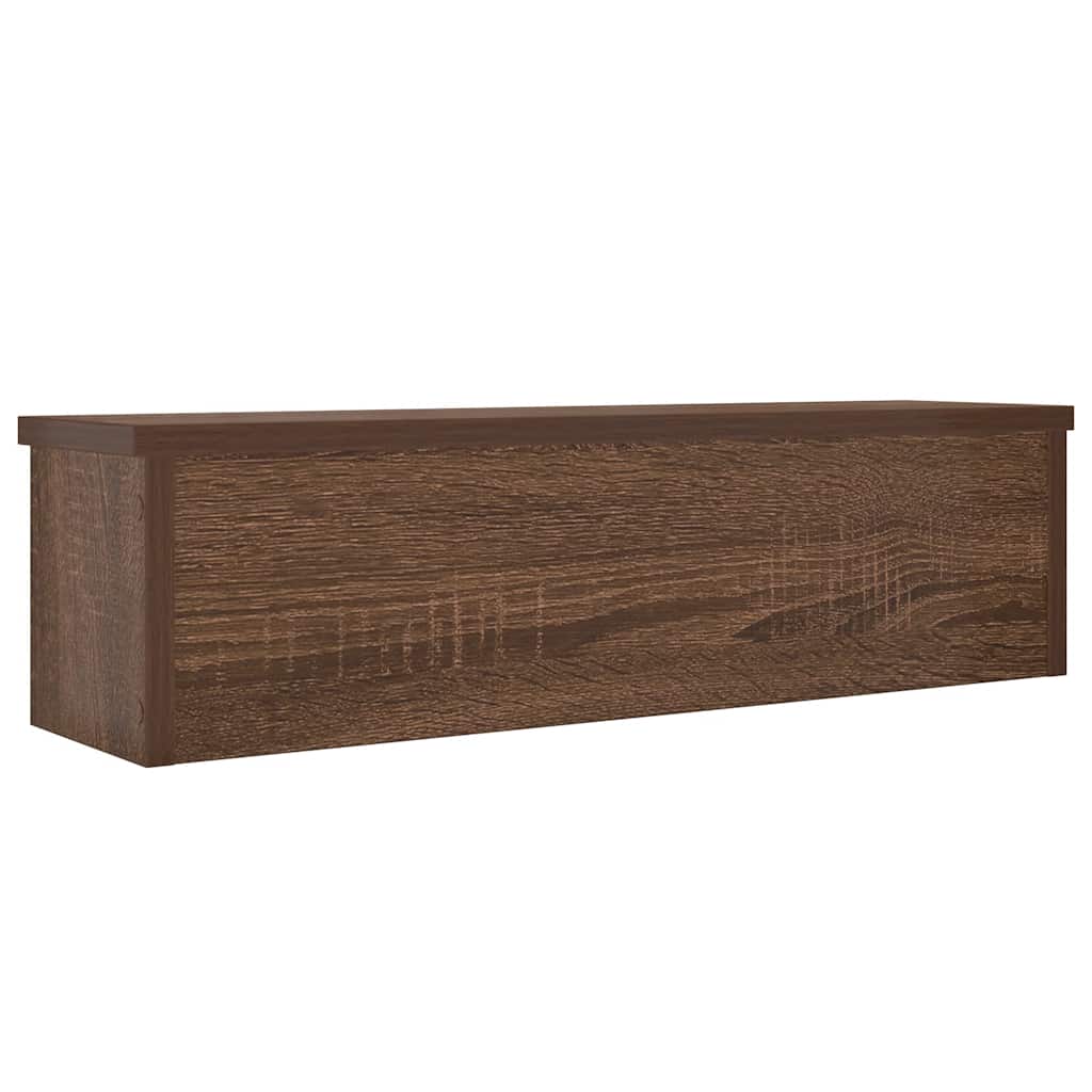 Kitchen Rack Stackable Brown Oak 60x15x16 cm Engineered Wood