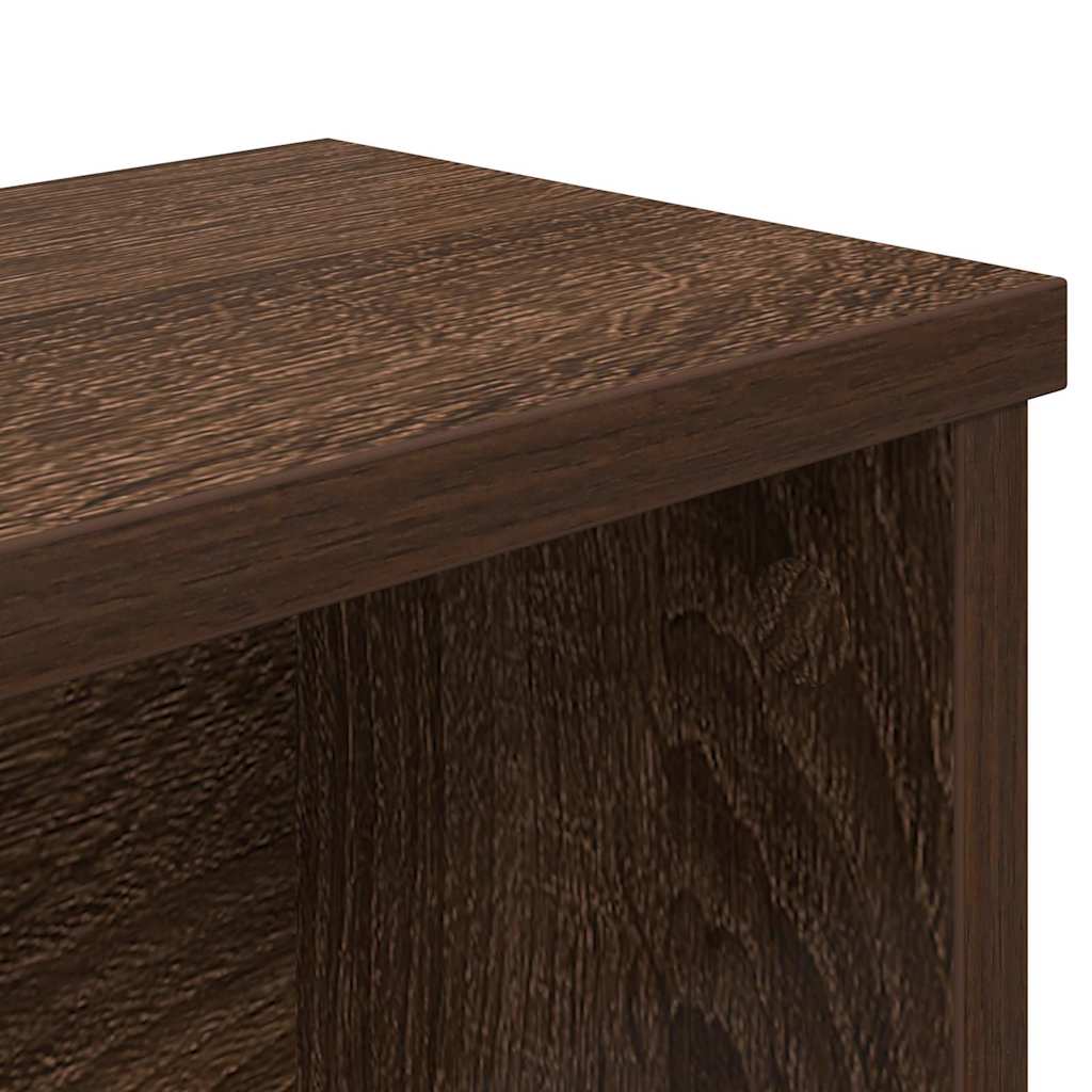 Kitchen Rack Stackable Brown Oak 60x15x16 cm Engineered Wood