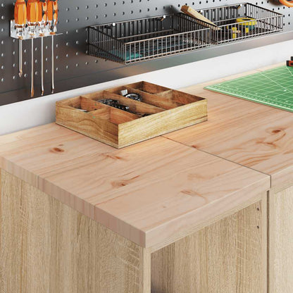 Garage Storage Cabinet Sonoma Oak 30x51x85 cm Solid Wood Pine