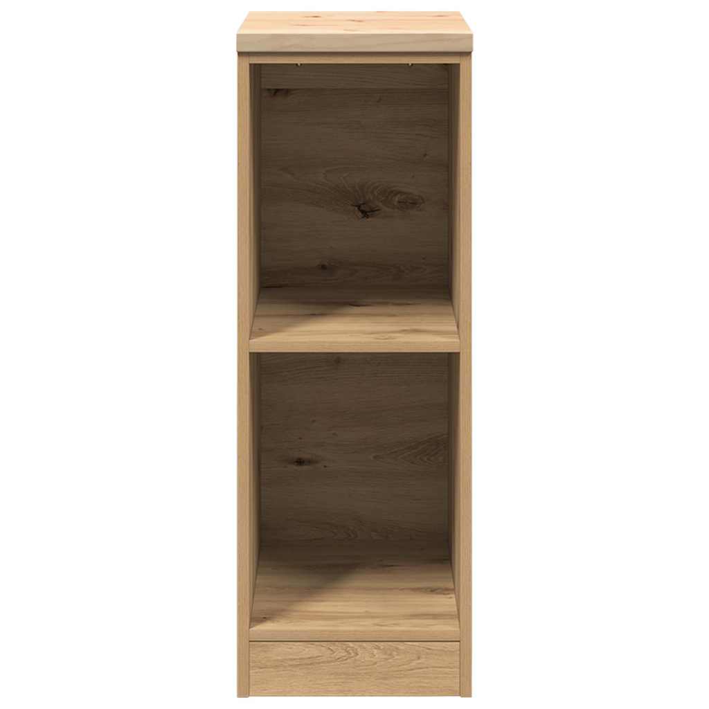 Garage Storage Cabinet Artisan Oak 30x51x85 cm Solid Wood Pine