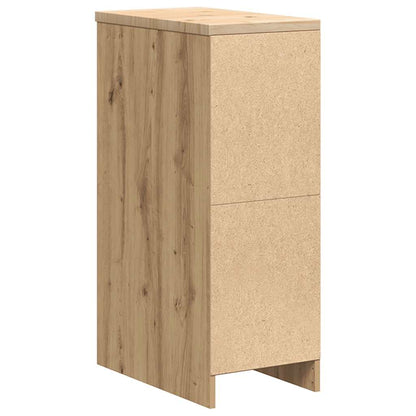 Garage Storage Cabinet Artisan Oak 30x51x85 cm Solid Wood Pine